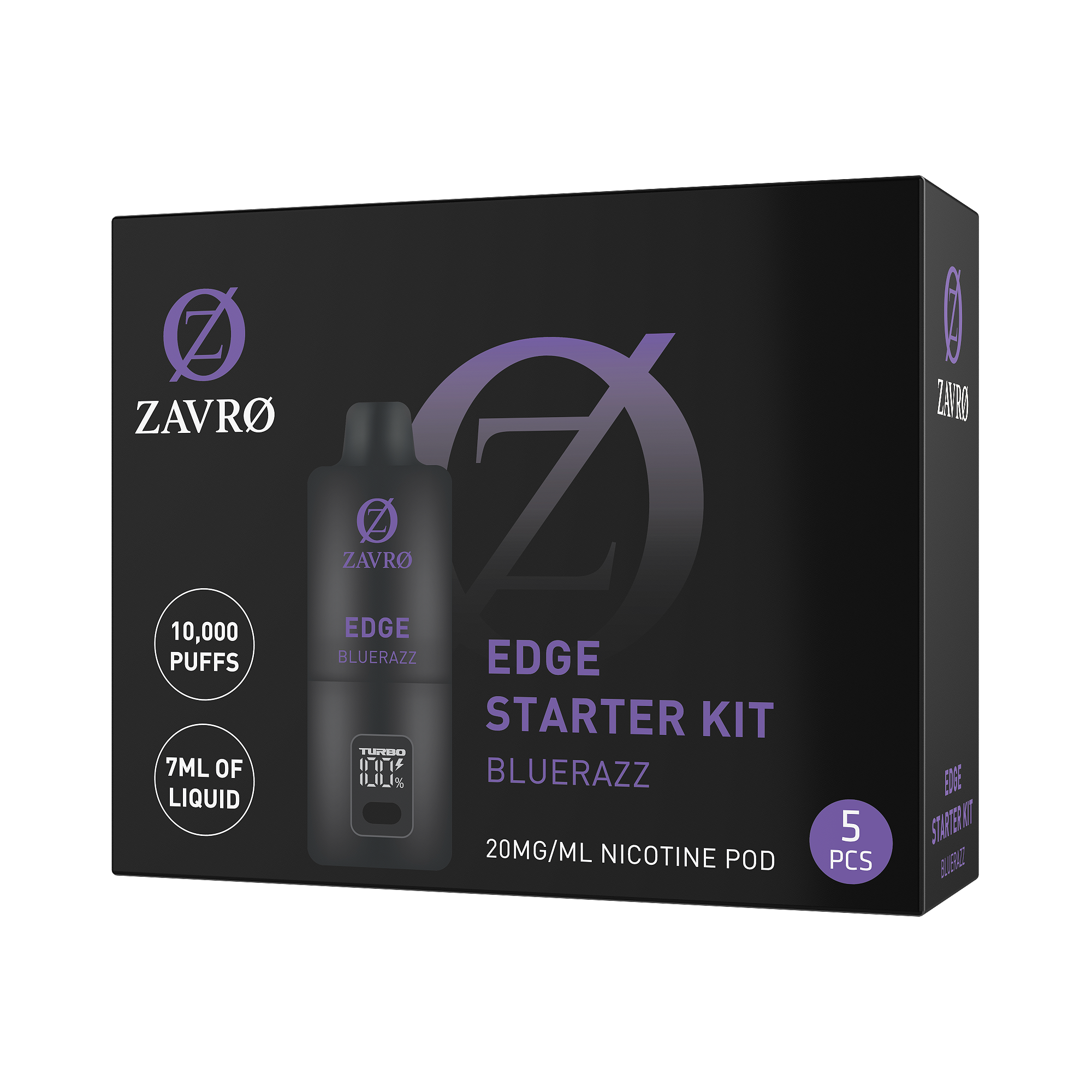 Edge Blue Razz Starter Kit Box