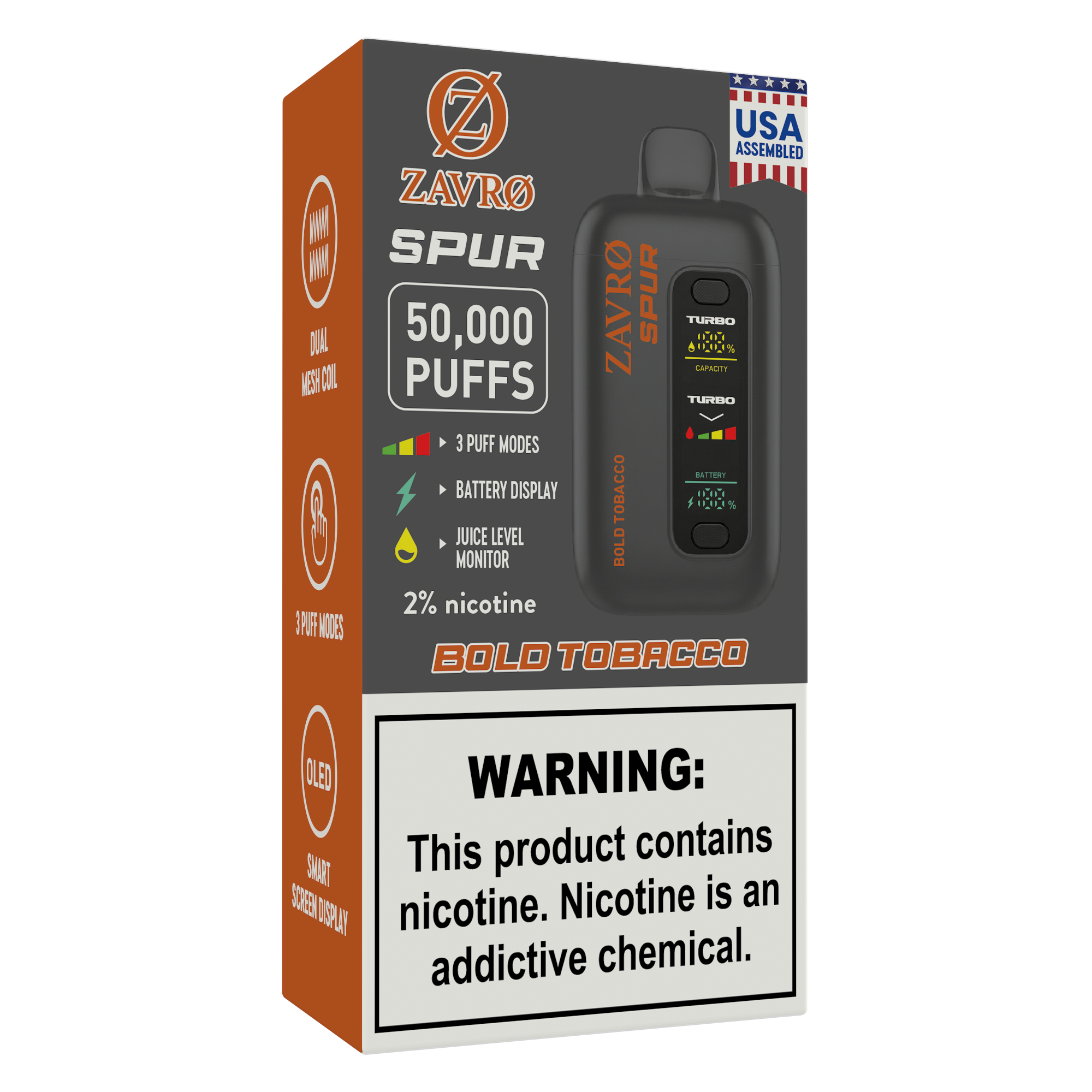 Zavro Spur 2% — Bold Tobacco