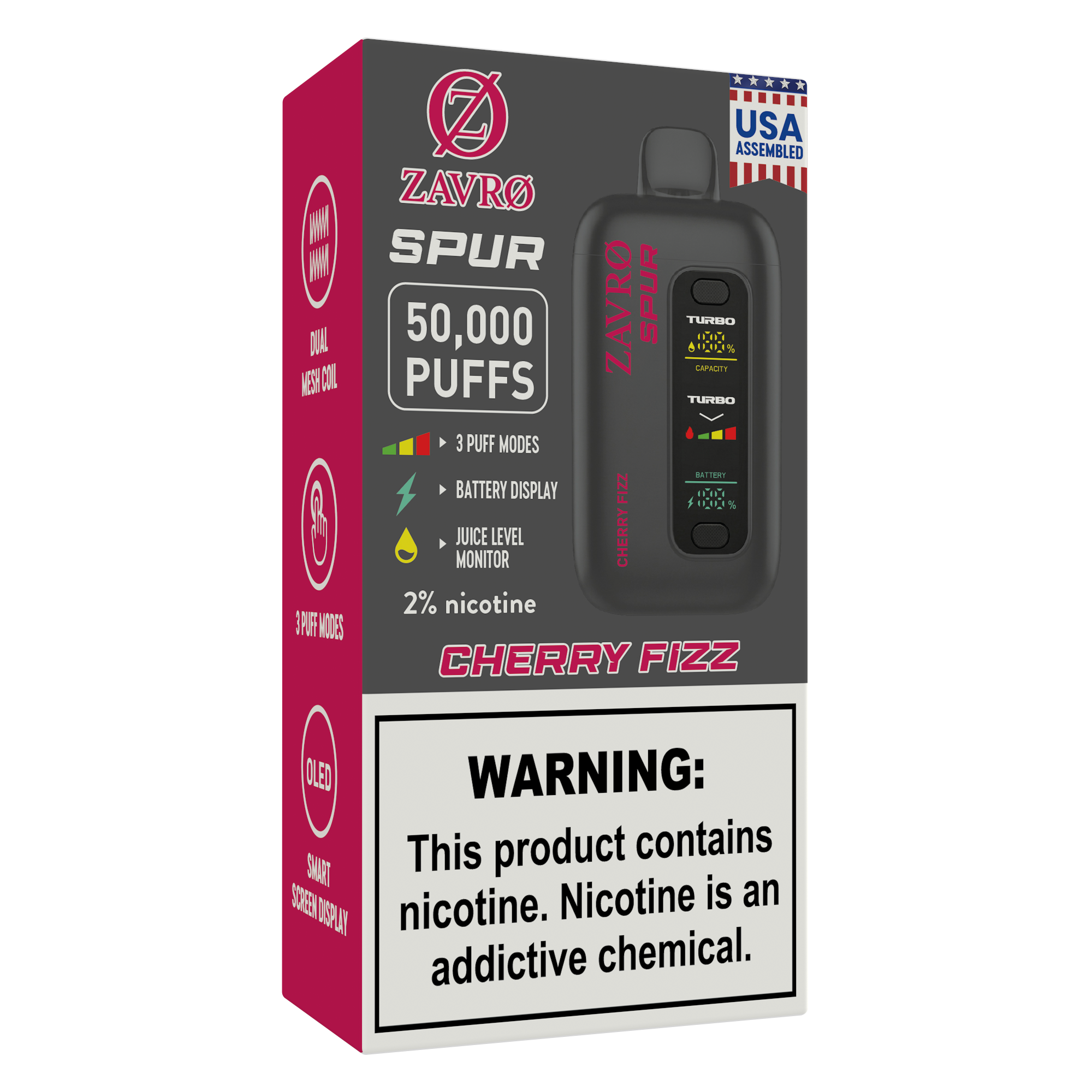 Zavro Spur 2% — Cherry Fizz