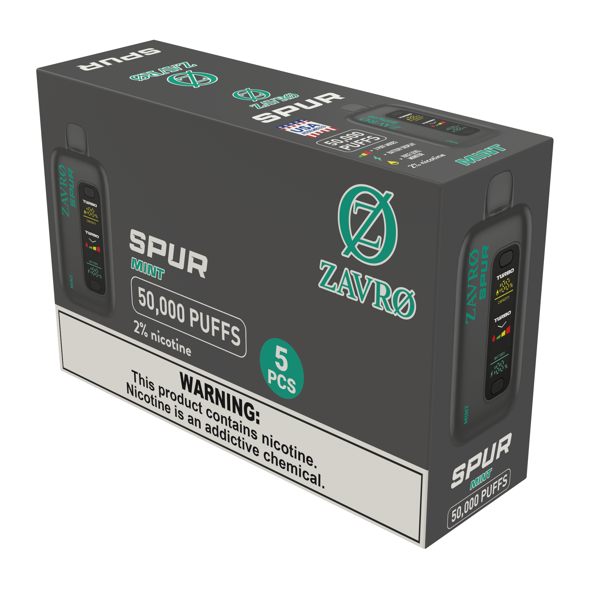 Zavro Spur 2% Boxes — Mint